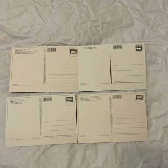 COLOUR POSTCARDS - VIENNA, AUSTRIA - LOT OF 4 - Picture 2 of 2